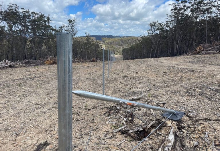 Dog proof fence outlet bottom